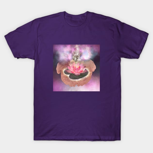 Dharma meditation yoga T-Shirt by Nastya Li